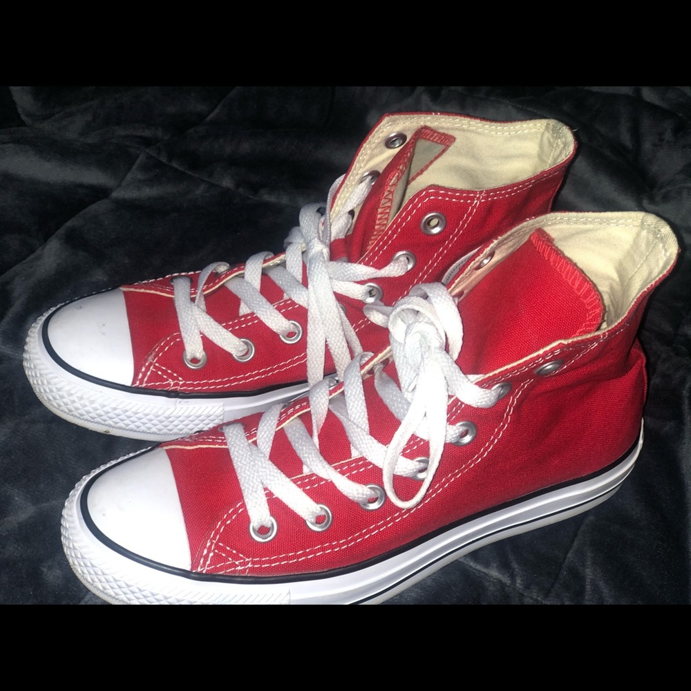 High Top Converse (Red)